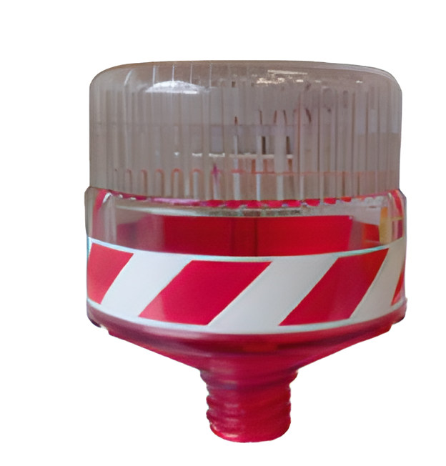 11817 FLK FLASH LED SOLAIRE ROUGE 360&deg;